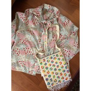 Cadisport vintage tie blouse